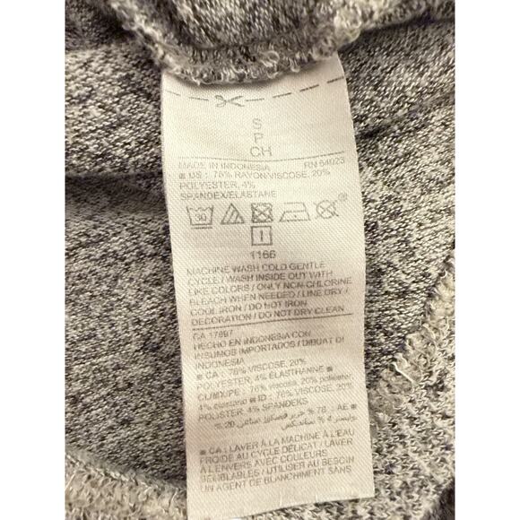 Old Navy Speckled Gray Relaxed Plush-Knit Top Women's Size S - Picture 8 of 8